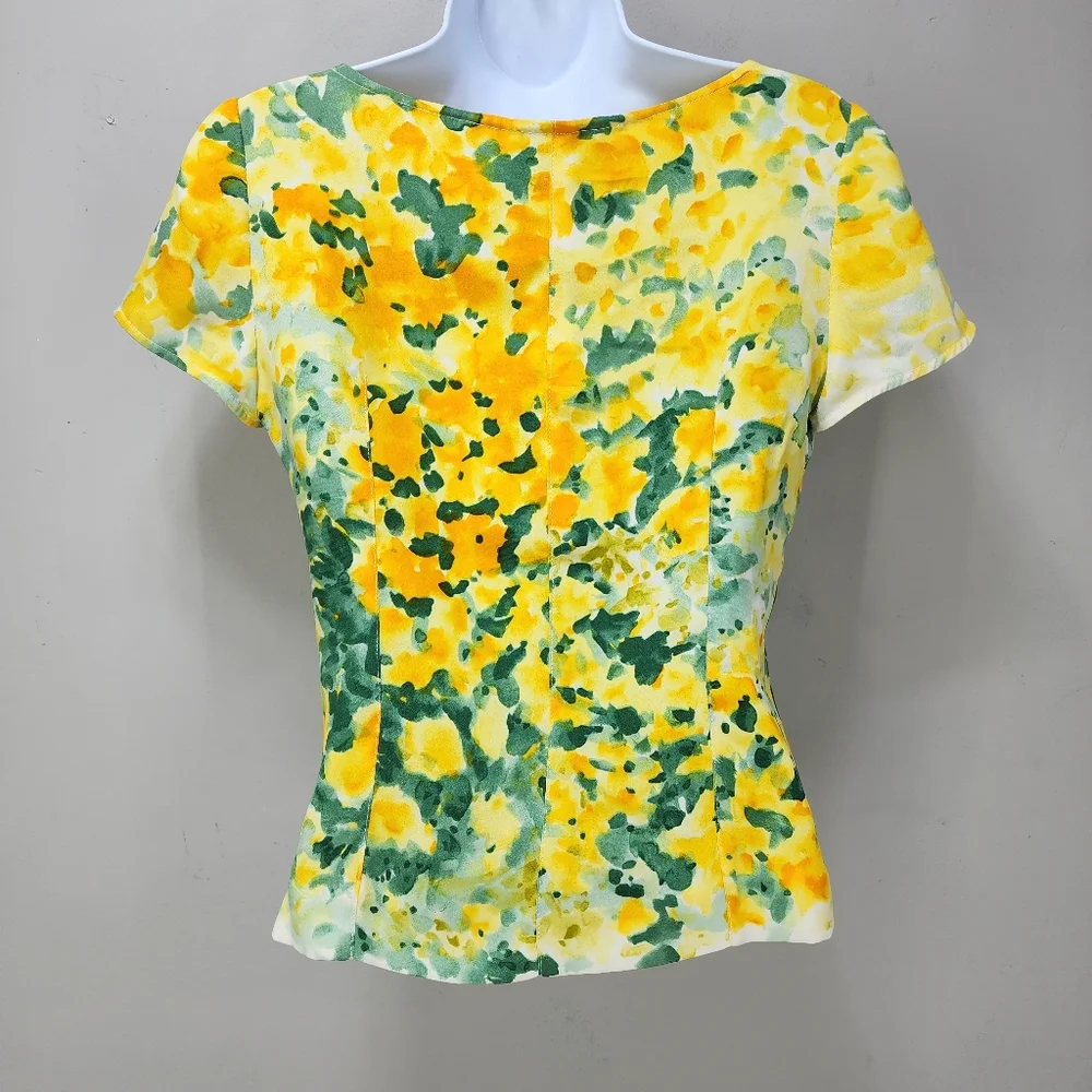 90's Vintage Emanuel Ungaro Paris Floral Blouse - Picture 2 of 10